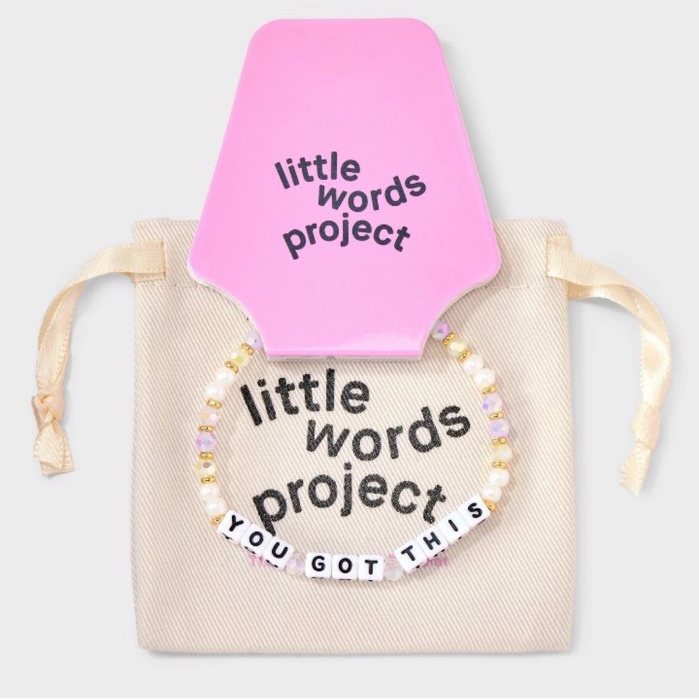 Little Words Project “You Got This” Inspirational Bracelet Sz Small Medium NWT - Picture 2 of 7